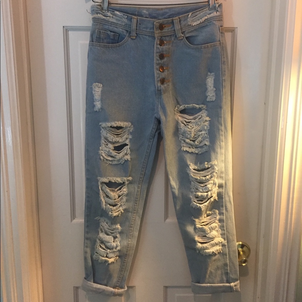 BoyFriend Long Denim Pants